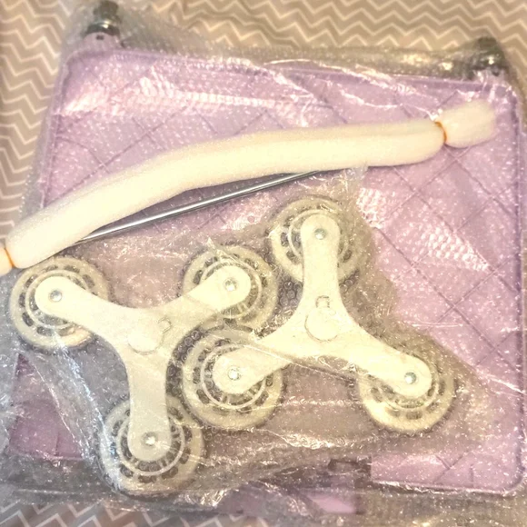 Rolling Storage Cart *STAIR CLIMBING Wheels, Foldable Crate *NEW * - Picture 5 of 5